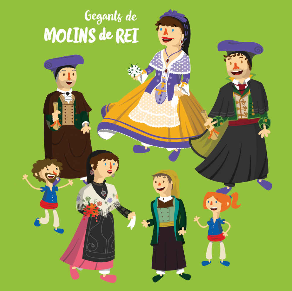 mostra GEGANTS MOLINS DE REI